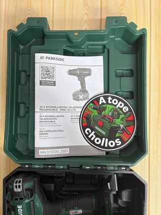 Atornilladora Taladradora Recargable 20V Parkside