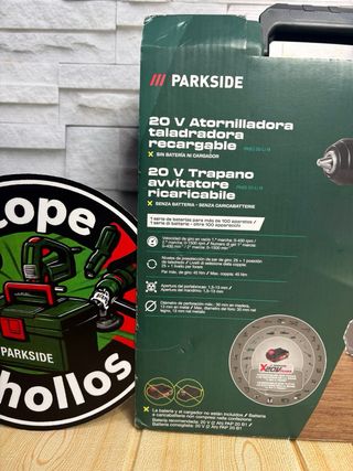 Atornilladora Taladradora Recargable 20V Parkside