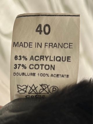 Chaquetón de Mouton sintético