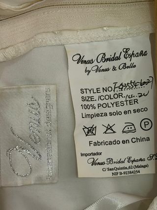 Vestido de comunión niña blanco