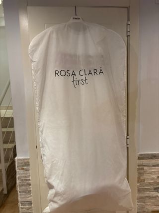 Vestido de comunión firma rosa clara