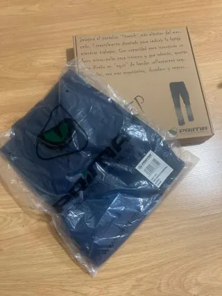 Pantalones de trabajo Prima azul y verde