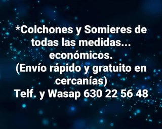 Somier y colchón