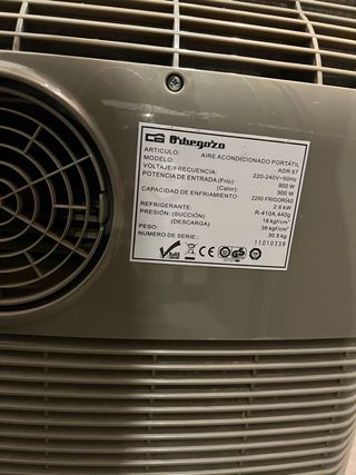 Aire Acondicionado Portátil Orbegozo