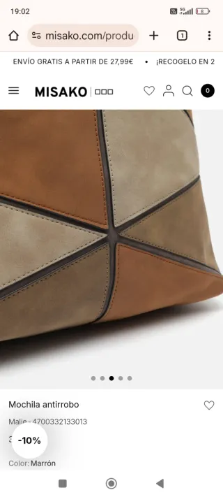 Bolso bandolera Misako patchwork