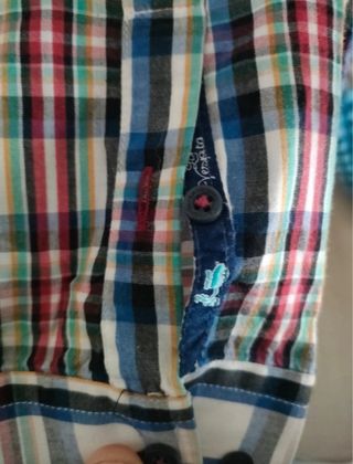 Camisa La Vespita cuadros hombre