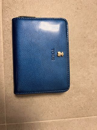 Cartera Tous Azul Metálico