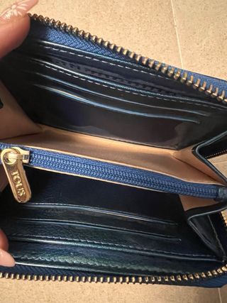 Cartera Tous Azul Metálico