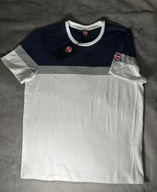 T-shirt Colmar uomo blu e bianca