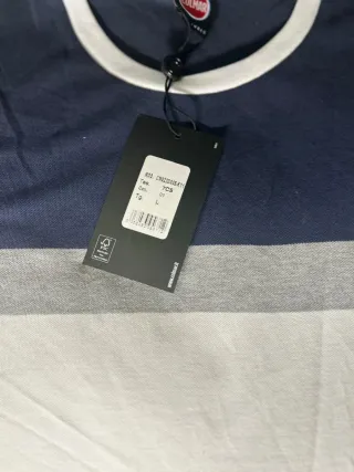 T-shirt Colmar uomo blu e bianca