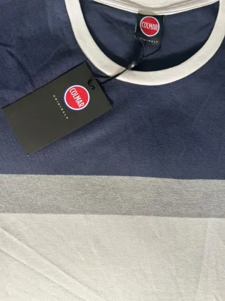 T-shirt Colmar uomo blu e bianca