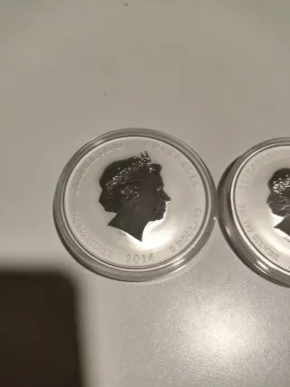 Monedas Plata 2oz 999