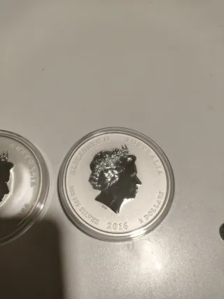 Monedas Plata 2oz 999