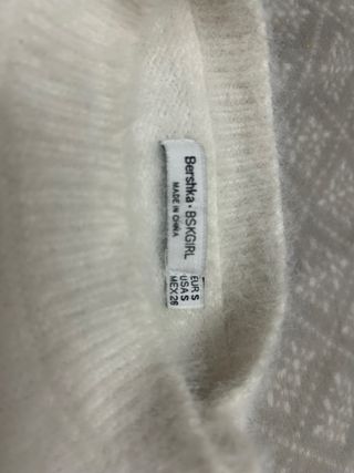 Jersey Bershka Crop Top Blanco