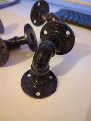 Soportes Estantería Tubería Industrial (4uds)