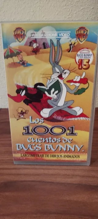 Lote 8 Cintas VHS Warner Bros, Disney, Pixar
