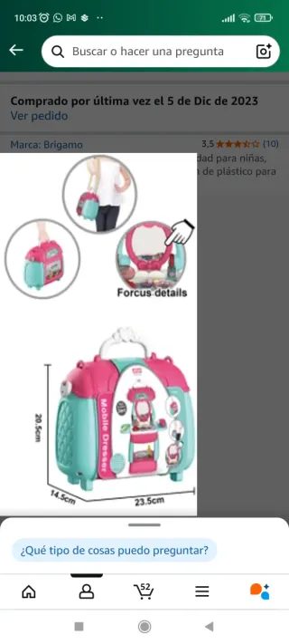 Maletín maquillaje infantil