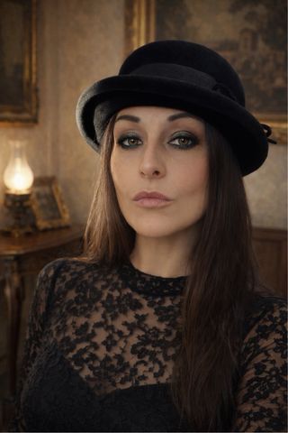 Cappello antico bombetta d'epoca anni '20