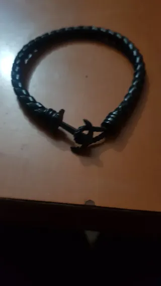 Bracciale caucciù con ancora