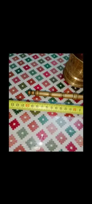 Antiguo Mortero Almirez Bronce