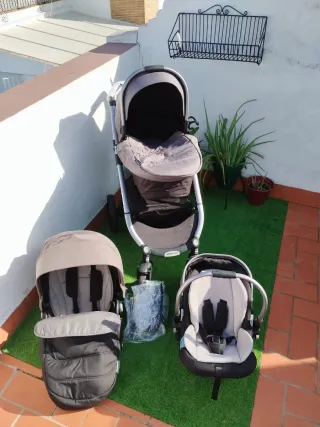 Carro bebé 3 piezas 0-4 años
