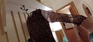 Tubino elasticizzato aderente fiorato