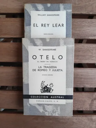 Teatro. Dos libros de William Shakespeare