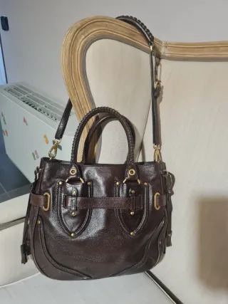 Borsa CARA SHOE pelle marrone donna