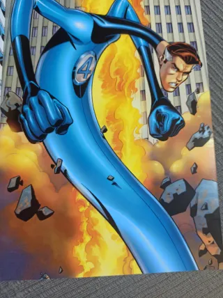 Libro Poster Los 4 Fantásticos Marvel