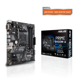 ASUS PRIME B450M-A con procesador ryzen 5 3600