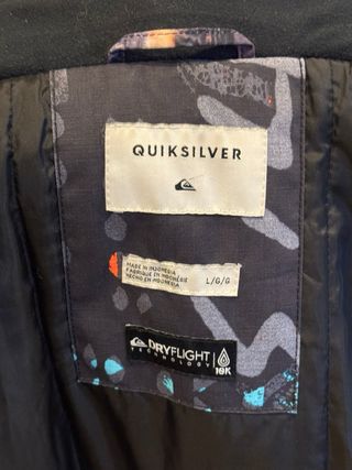 Chaqueta Nieve Quiksilver Estampado Estelar L