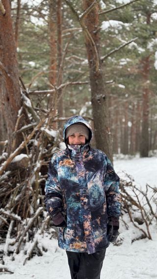 Chaqueta Nieve Quiksilver Estampado Estelar L