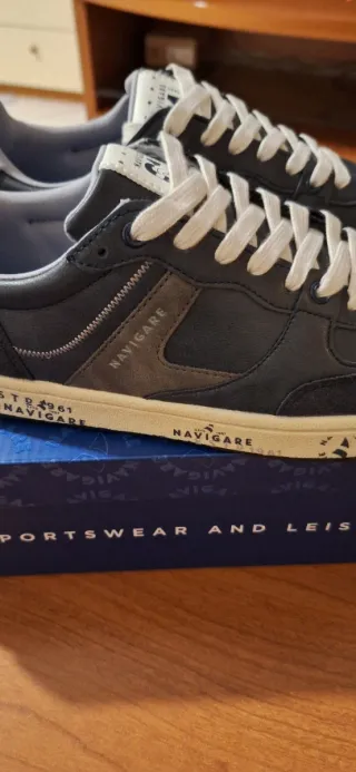 Sneakers uomo Navigare blu/grigie