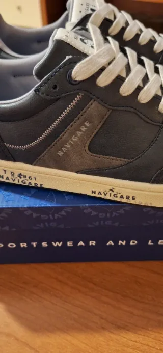 Sneakers uomo Navigare blu/grigie