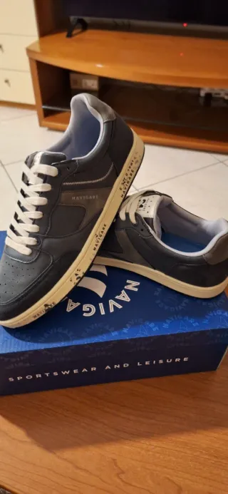 Sneakers uomo Navigare blu/grigie