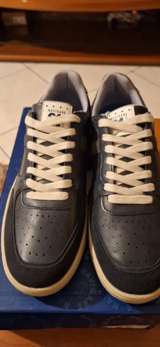 Sneakers uomo Navigare blu/grigie