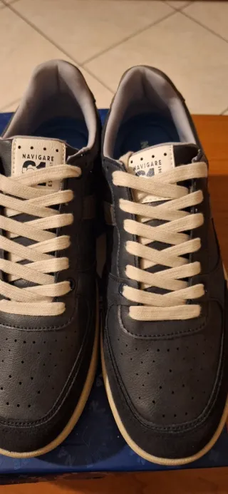 Sneakers uomo Navigare blu/grigie