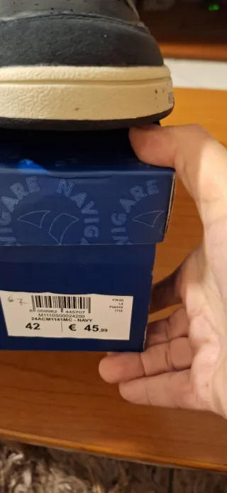 Sneakers uomo Navigare blu/grigie