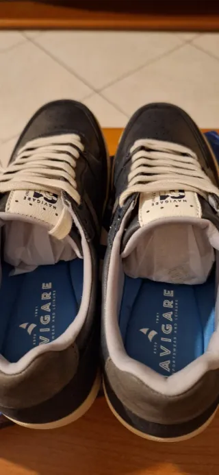 Sneakers uomo Navigare blu/grigie