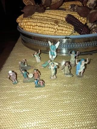 Figura Belén Plomo , antiguas