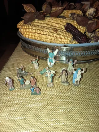 Figura Belén Plomo , antiguas