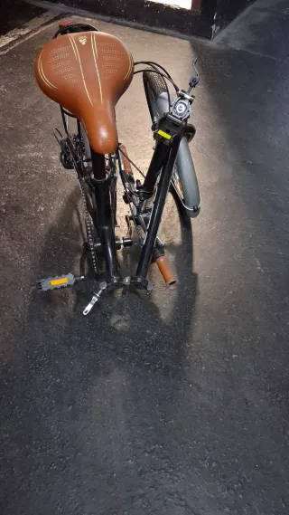 Bicicleta Moma Plegable Negra