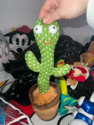 Cactus de peluche divertido