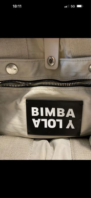 Bolso Bimba y Lola Beige/Blanco