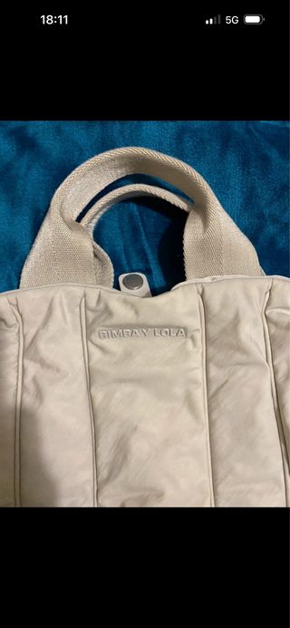 Bolso Bimba y Lola Beige/Blanco