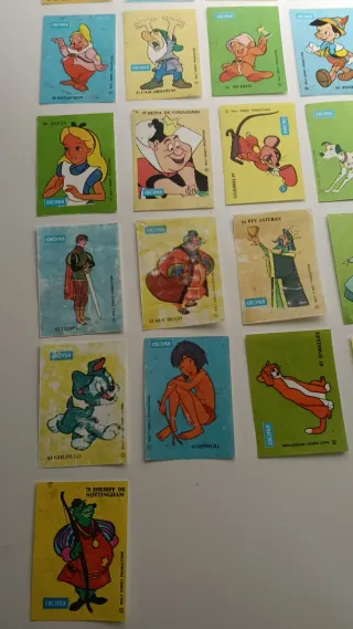 Cromos Disney Películas Cropan Lote 43