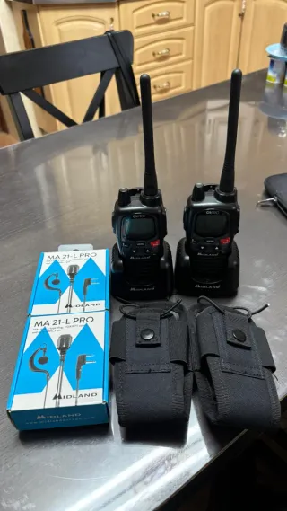Lote 2 Walkie Talkie Midland MA21-L PRO