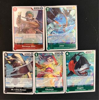 Set de 21 cartas L/R OP14-EB04 en inglés