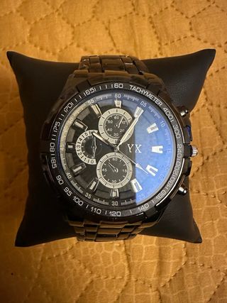 Orologio da uomo YX nero e argento