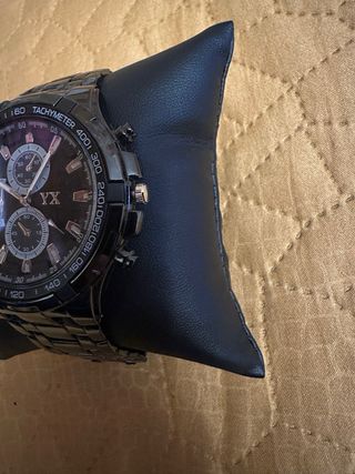 Orologio da uomo YX nero e argento